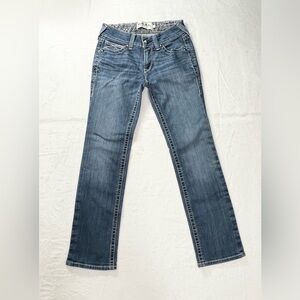 ARIAT Real Denim Women’s Mid Ride Straight Jeans size 27 S